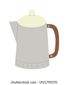 teapot for hot beverage vector illustration icon isolated design