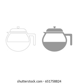 Teapot icon. icon .