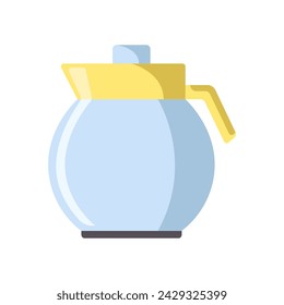 teapot icon of color style design vector template