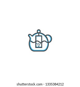 Teapot icon design. Gastronomy icon vector illustration design