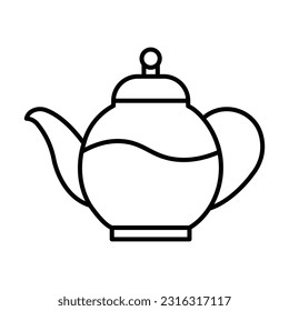 Teapot Icon Design For Personal And Commercial Use.