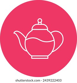 Teapot Icon Design For Personal And Commercial Use.