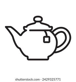teapot icon design vector template