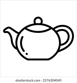 Teapot Icon Element For Design