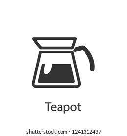 Teapot icon. Element of drink and food icon for mobile concept and web apps. Detailed Teapot icon can be used for web and mobile