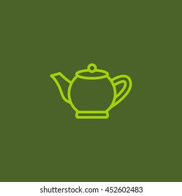 teapot Icon Flat.