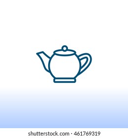 teapot Icon Flat.