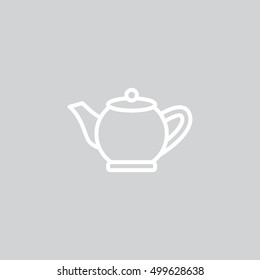 teapot Icon Flat.