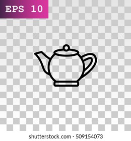 teapot Icon Flat.