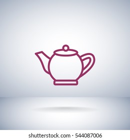 teapot Icon Flat.