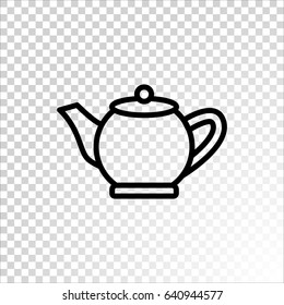 teapot Icon Flat.