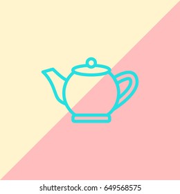 teapot Icon Flat.