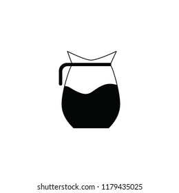 teapot icon flat outline