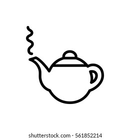 teapot icon illustration isolated vector