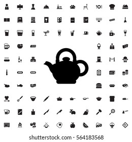 teapot icon illustration isolated vector sign symbol