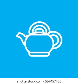 teapot icon illustration isolated vector sign symbol