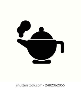 teapot icon, isolated glyph icon theme islamic culture