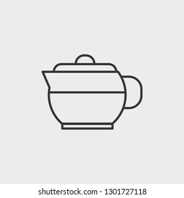 Teapot icon isolated on background. Kettle symbol modern, simple, vector, icon for website design, mobile app, ui. Vector Illustration