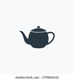 Teapot icon isolated on clean background. Teapot icon concept drawing icon in modern style. Vector illustration for your web mobile logo app UI design.