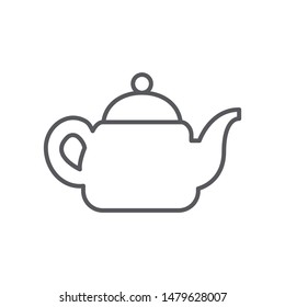 Teapot icon isolated on white background. Cafe symbol modern, simple, vector, icon for website design, mobile app, ui. Vector Illustration