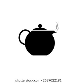 Teapot icon isolated on white background