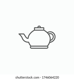 teapot icon, kettle vector, teakettle illustration