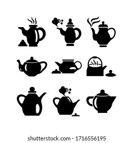 teapot icon or logo isolated sign symbol vector illustration - Collection of high quality black style vector icons
