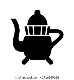 teapot icon or logo isolated sign symbol vector illustration - high quality black style vector icons
