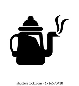 teapot icon or logo isolated sign symbol vector illustration - high quality black style vector icons
