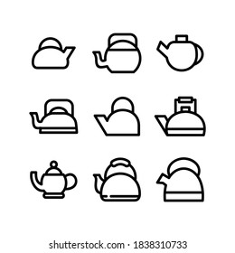 teapot icon or logo isolated sign symbol vector illustration - Collection of high quality black style vector icons
