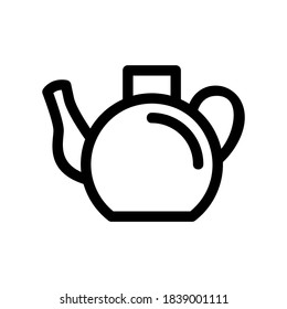 teapot icon or logo isolated sign symbol vector illustration - high quality black style vector icons
