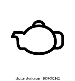 teapot icon or logo isolated sign symbol vector illustration - high quality black style vector icons
