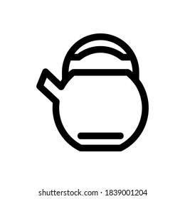 teapot icon or logo isolated sign symbol vector illustration - high quality black style vector icons
