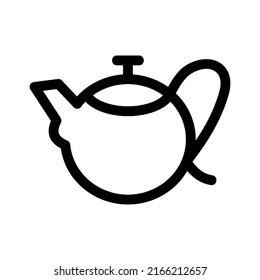 teapot icon or logo isolated sign symbol vector illustration - high quality black style vector icons
