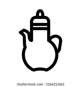 teapot icon or logo isolated sign symbol vector illustration - high quality black style vector icons
