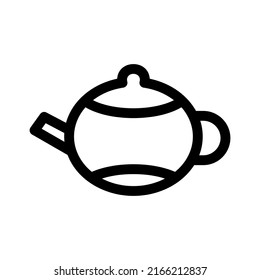 teapot icon or logo isolated sign symbol vector illustration - high quality black style vector icons
