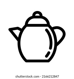 teapot icon or logo isolated sign symbol vector illustration - high quality black style vector icons
