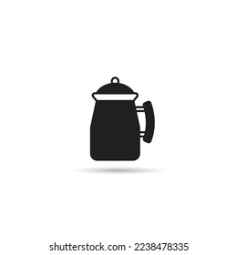 teapot icon on white background