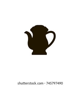 tea-pot icon. sign design