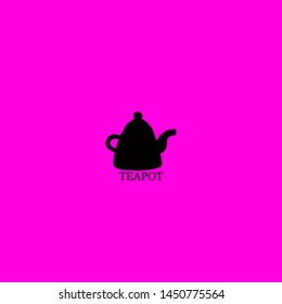 teapot icon sign signifier vector
