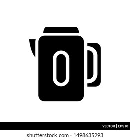 Teapot icon simple design vector illustration logo template. EPS 10