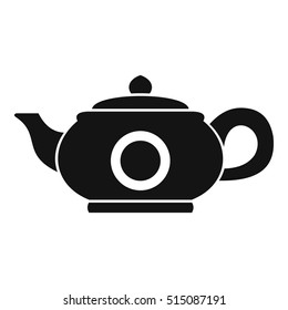Teapot icon. Simple illustration of teapot vector icon for web design