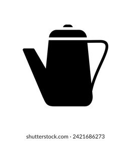 teapot icon symbol vector template