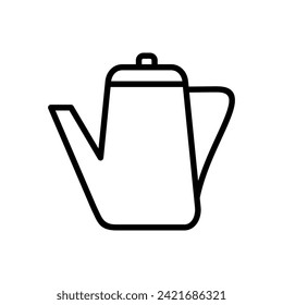 teapot icon symbol vector template