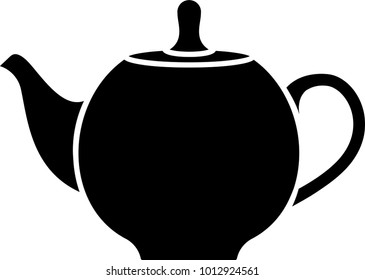 Teapot Icon, Tea Pot Icon Vector Art Illustration