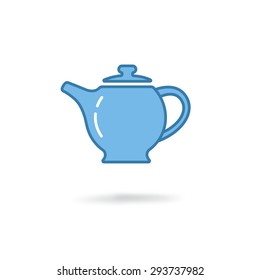 The teapot icon. Tea symbol