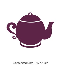 The teapot icon. Tea symbol. Flat Vector illustration.