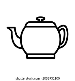 Teapot icon in trendy vector design illustration