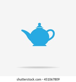 Teapot icon. Vector concept illustration for design.