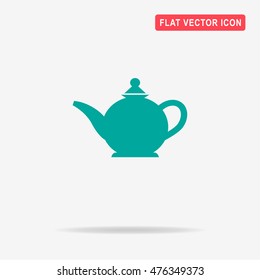 Teapot icon. Vector concept illustration for design.